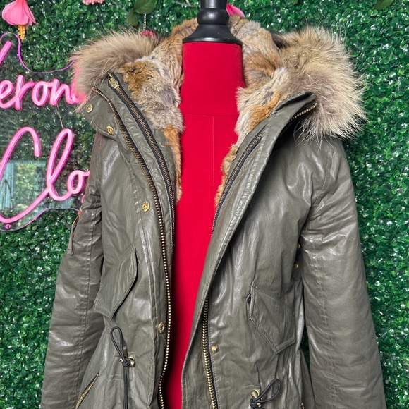 SAM Green Puffer Coat - Picture 2 of 6